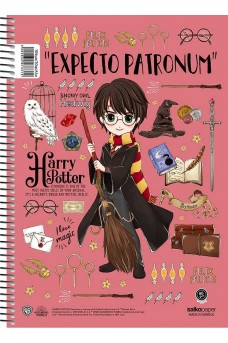 Τετράδιο σπιράλ Α4 Salco 2 θέματα HARRY POTTER MAGICAL